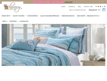 Tablet Screenshot of luxury-linens-4-less.com